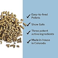 Vista 5 de Formula 707 Suplemento equino calmante bolsa de 5 libras - Alivio de la ansiedad y enfoque mejorado para caballos - L-triptófano, tiamina y magnesio