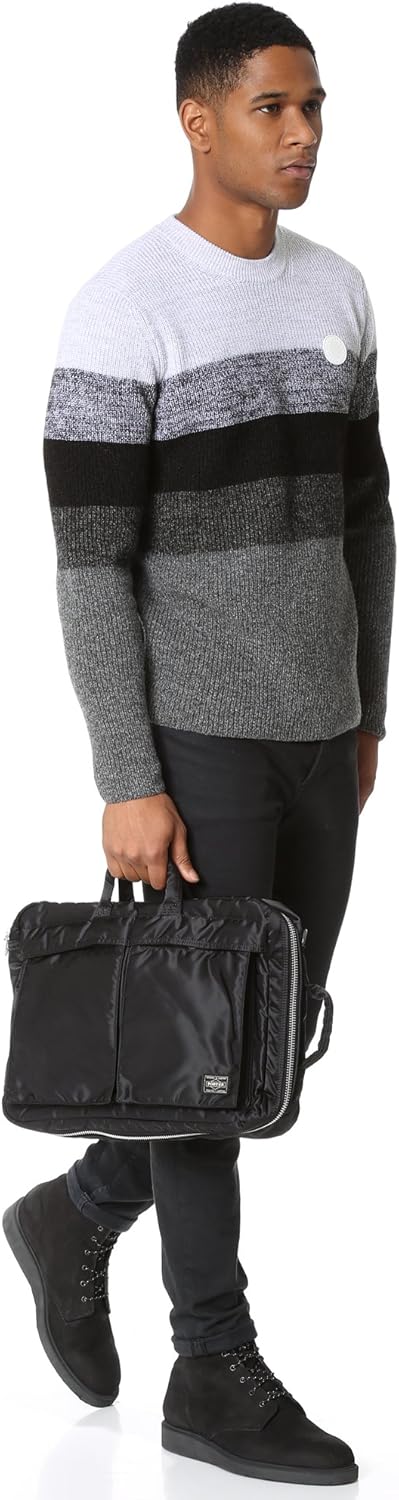 Porter Men's Tanker 3-Way Briefcase, Black, One Size