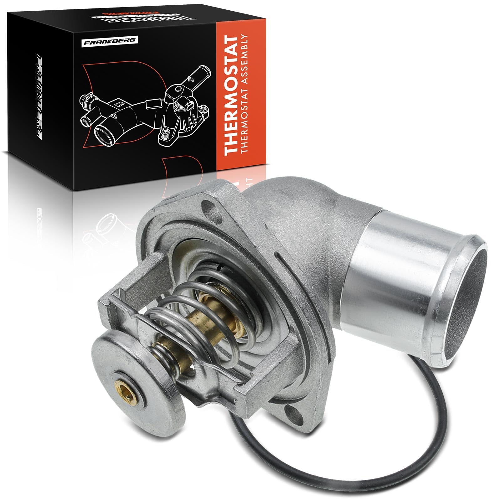 Frankberg Coolant thermostat with housing seal 96414627