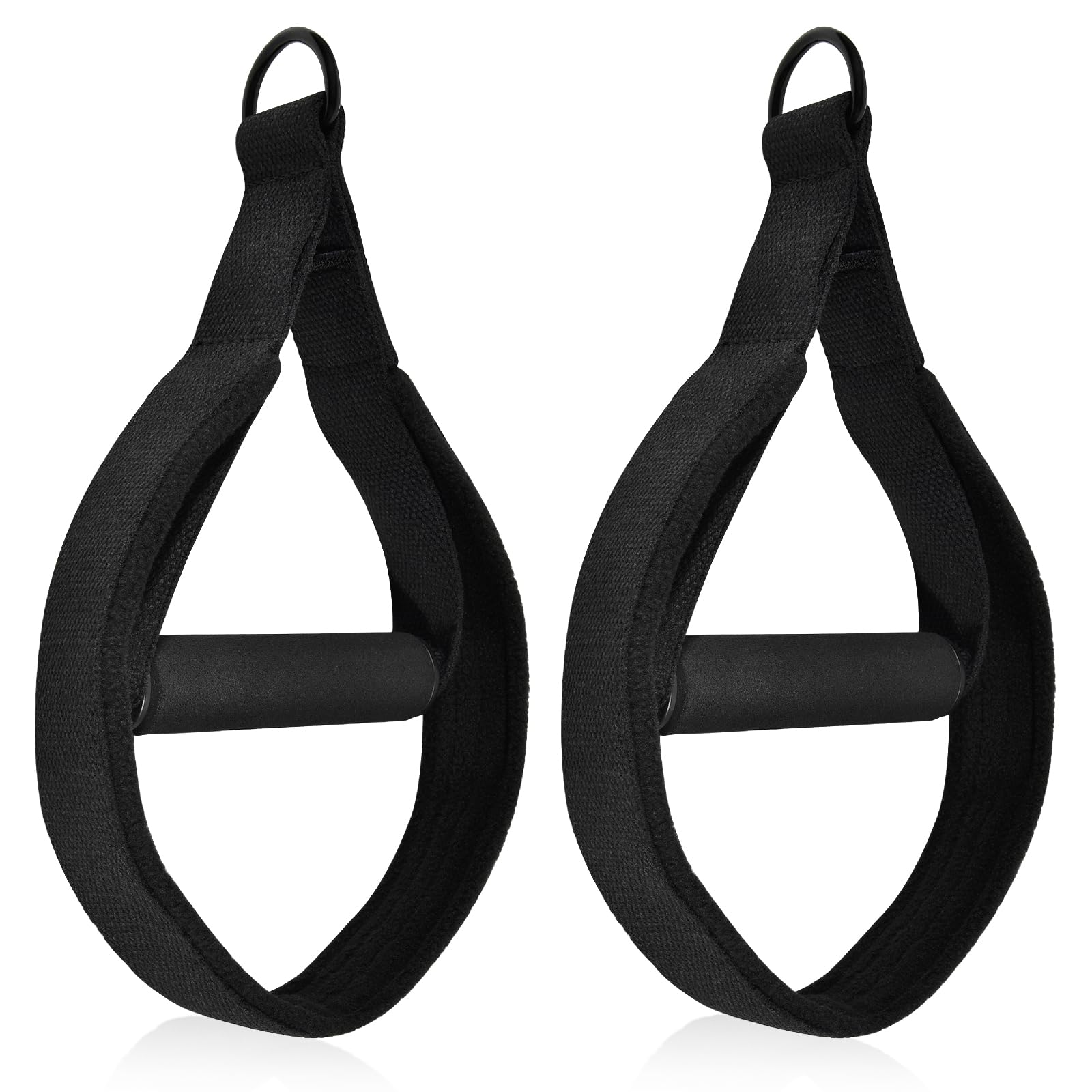 Lot De 2 Sangles Double Boucle Pour Réformateur Pilates - Avec Anneaux En D - Accessoires Fitness Yoga Maison - Nylon Résistant