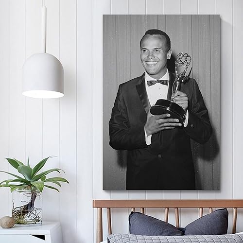Miniatura 5 de Lienzo moderno de Harry Belafonte, el mejor cantante, arte de pared para sala de estar, dormitorio, baño, oficina, decoración del hogar, 08 x 12