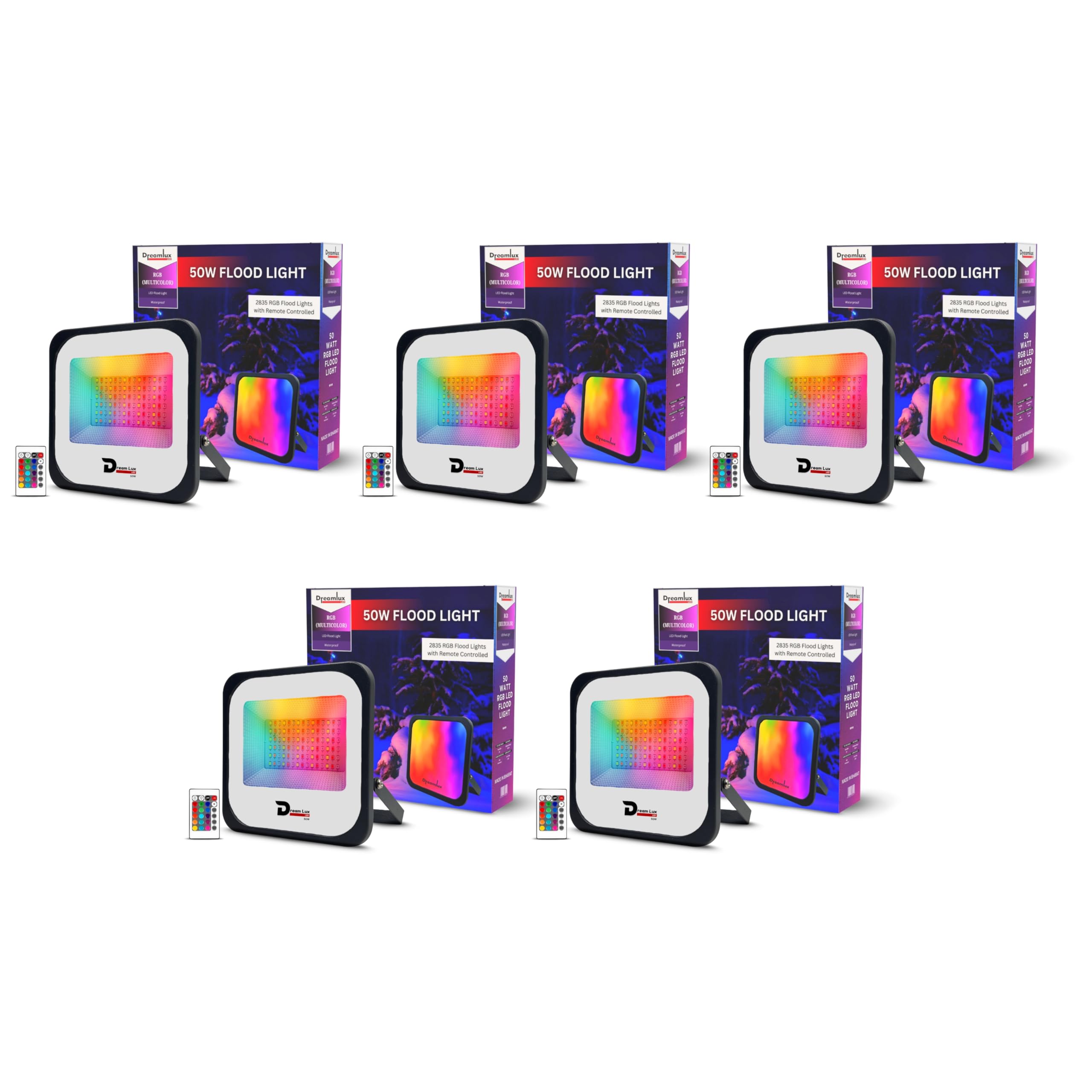 Dreamlux RGB Flood Light - Waterproof & Energy Efficient -10