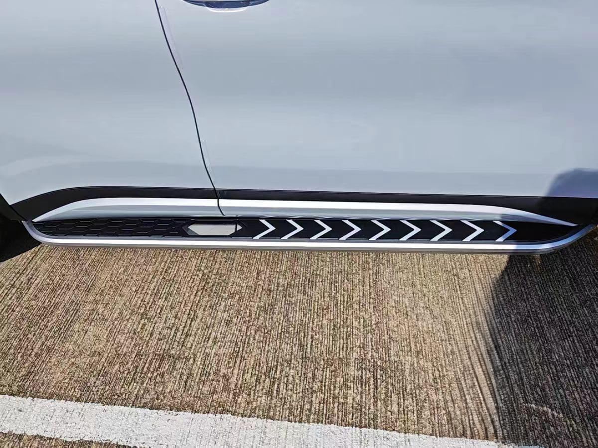 Marchepieds Latéraux OMAC Pour MG EHS 2019-2025 | Aluminium Noir, Protection Carrosserie - 3
