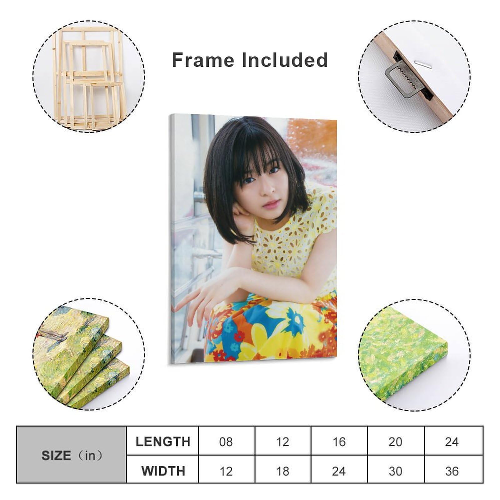 Amazon.co.jp: 森七菜女優セクシー写真イメージポスター アートパネル