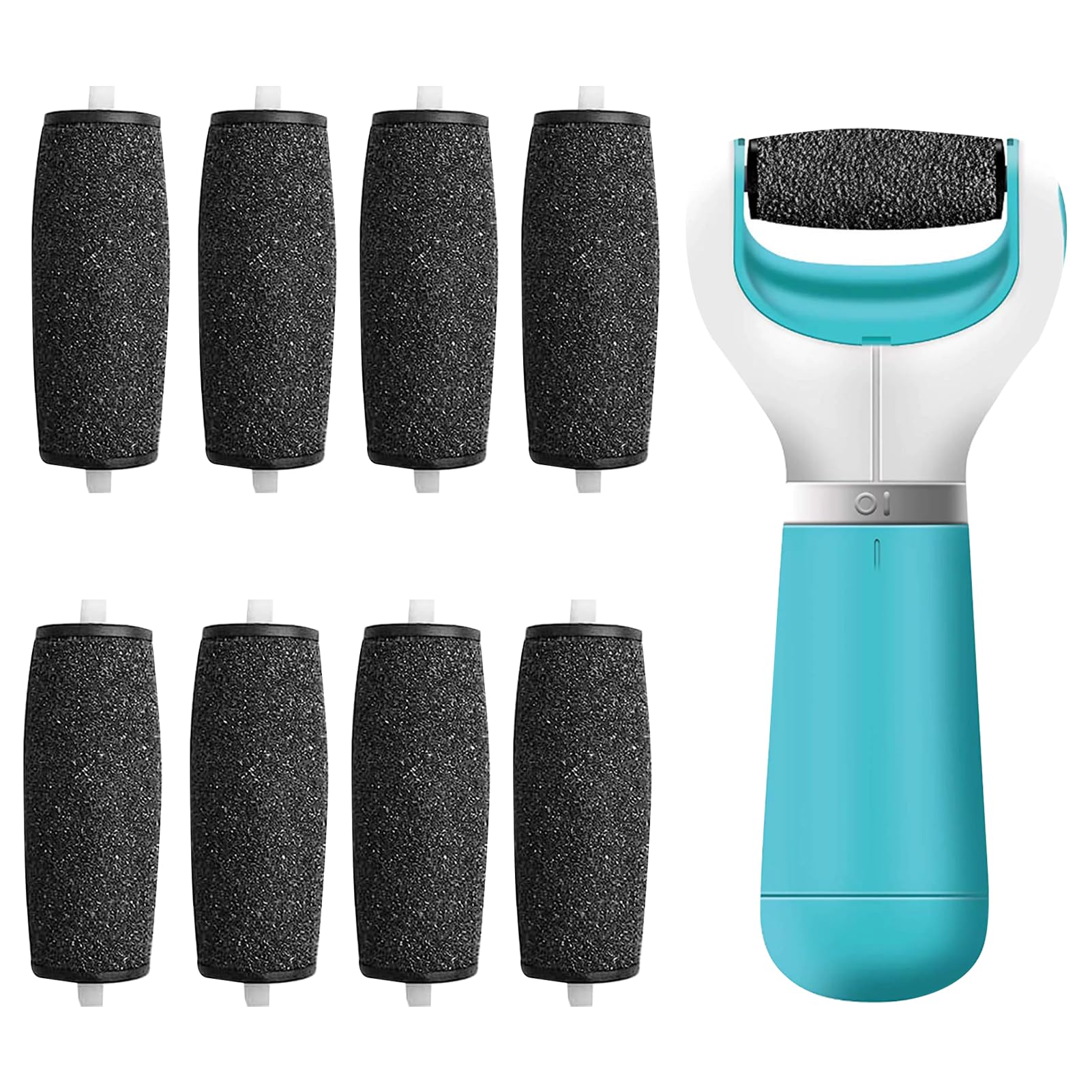 8PCS Durable Replacement Rollers Heads Refills Efficient Foot Care for Scholl Foot File Replacement Rollers Easily Remove Dead Skin Calluses for Men and Women for Pedicure Hard Skin Remover