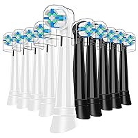 10 Testine di Ricambio Compatibili con Oral B IO 2/3N/3/4/5/6/7/8/9/10 Series Spazzolino elettrico