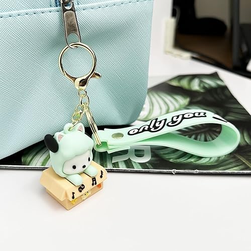 Miniatura 6 de Lonchera térmica Kawaii Kitty para mujer, lonchera reutilizable de gran capacidad, bolsa de almuerzo a prueba de fugas con bolsillo frontal,