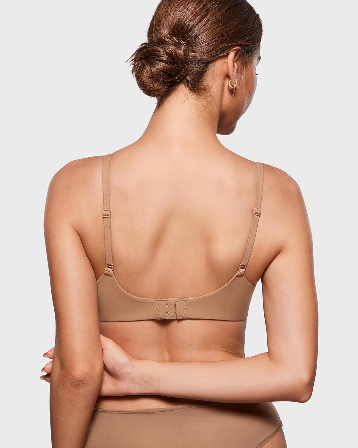 INLYRIC Women's Inbarely Plus Balconette Bra - Lightly Padded Underwire Sexy Tshirt Demi Bras Supportive - Image 4