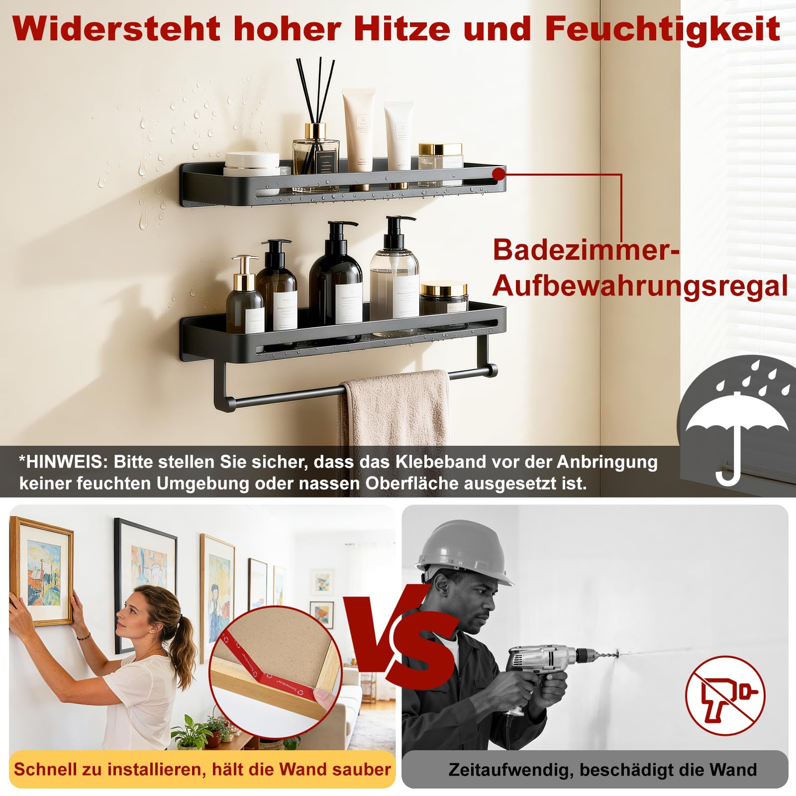 Summerbrite 2 Rollen Doppelseitiges Klebeband Extra Stark-50mm x 5m Acrylschaum-Klebeband Wasserfest und Hochtemperaturbeständig Klebeband Doppelseitig für Auto, Wohn, Bürodekor und Außende