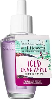 Bath and Body Works White Barn Iced Cranberry Apple Wallflower Refill Bulb New With Tags