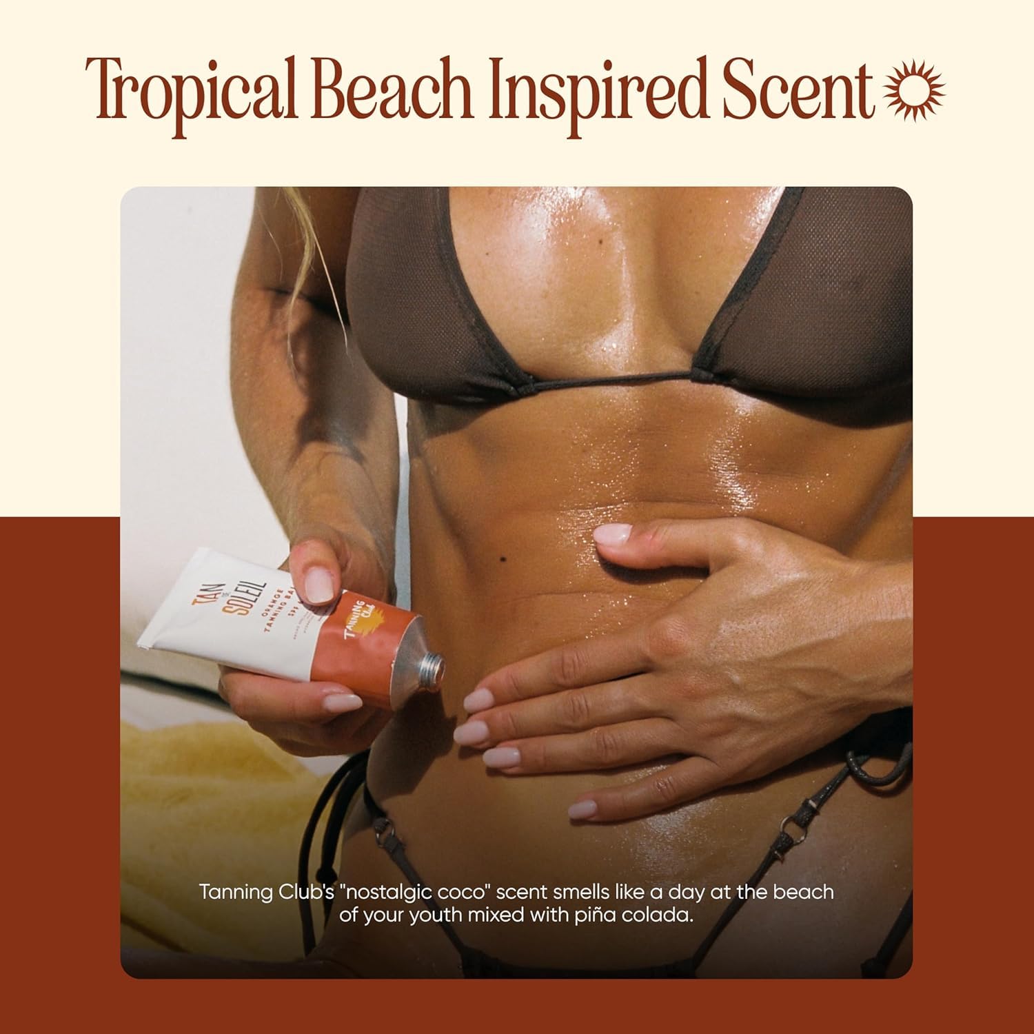 Tanning Club Tan De Soleil 2-Pack – SPF 6 Sun Tanning Lotion (100 ml each) – Hydrating Orange Tanning Balm with Shea & Cocoa Butter for an Instant Glow & 80-Minute Water-Resistant Sun Care - Image 9