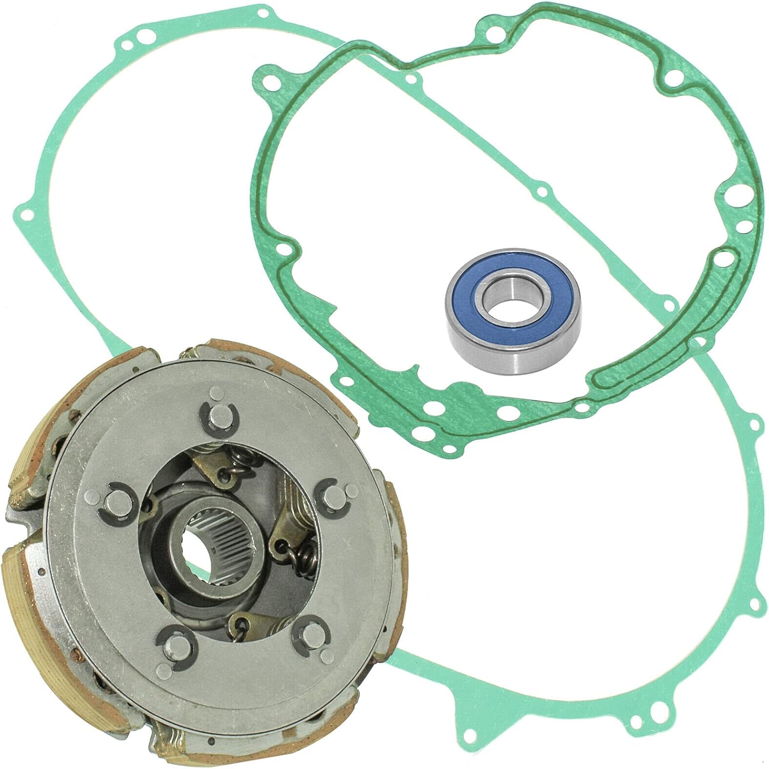 Caltric Wet Clutch Carrier Kit with Gaskets Compatible with Yamaha Grizzly 600 YFM600F 1998 1999-2001