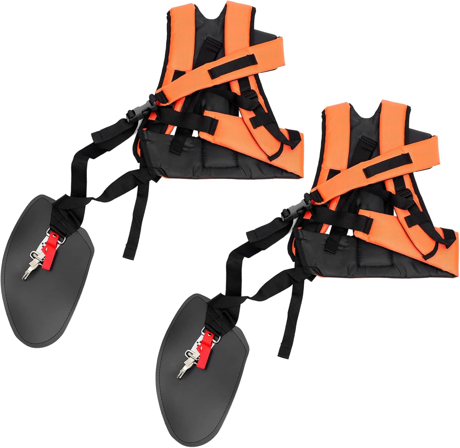 2pcs Padded Shoulder Strap for Grass Cutter Comfortable Double Harness for Brush Cutters Durable Mower Accessories Efficient Design for Lawn Care Easy Application
