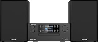 KENWOOD M-925DAB-B Micro Hi-Fi System with DAB+, CD, USB, Bluetooth, 2 x 50 Watt RMS and TFT Display, Midnight Black