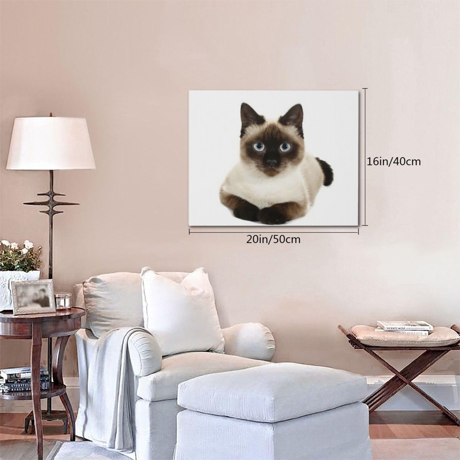 Amazon.co.jp: Chioee アートパネル ポスター 絵画 シャム猫