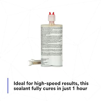 3M Super Fast Plastic Repair, 04247, Tranlucent Color, Ready-To-Use, Two-Part Epoxy Finishing Adhesive, 200 mL/6.75 fl oz Cartridge