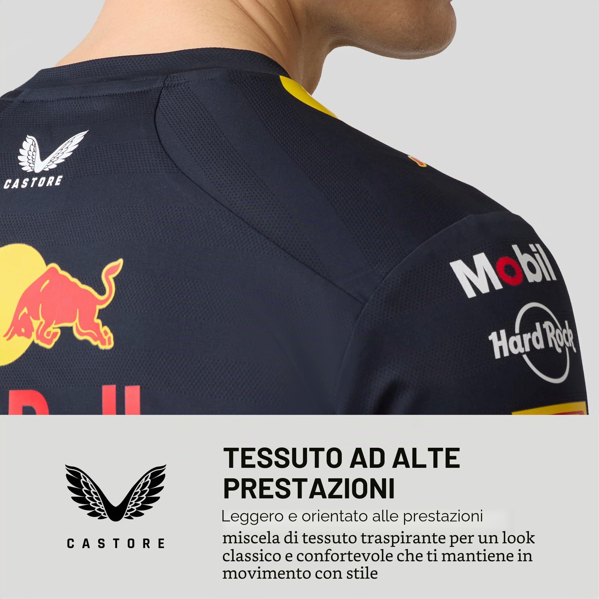 Castore - Maglietta da Uomo Team Set Up (Confezione da 1)