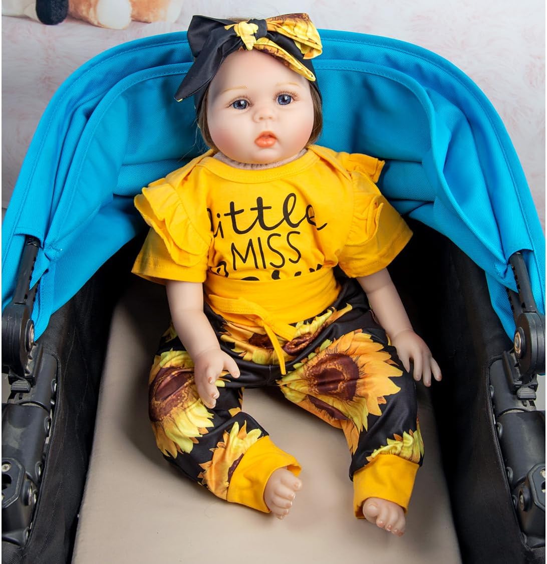 24 Inch Reborn Baby Dolls Clothes Accessories for 22-24 Inch Reborn Toddler Dolls Newborn Dolls Clothes Accessories