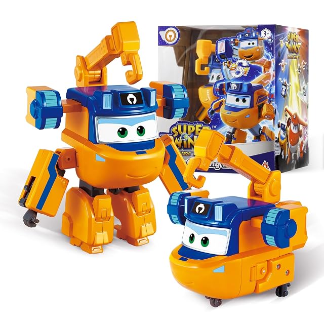 Super Wings Avión Transforming Supercharged Marty, Altura Aprox. 12,7 cm