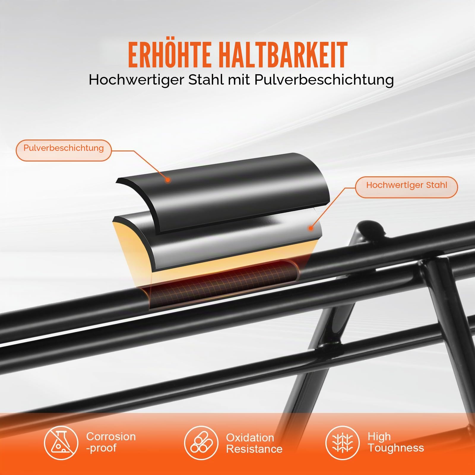 VEVOR Hühnertunnel, 400 x 100 x 61,5 cm (L x B x H) Hühnerkäfig für den Hof, tragbare Hühnertunnel für draußen mit Eckrahmen, Hühnerstall-Auslauf, geeignet für Hühner, Enten, Kaninchen