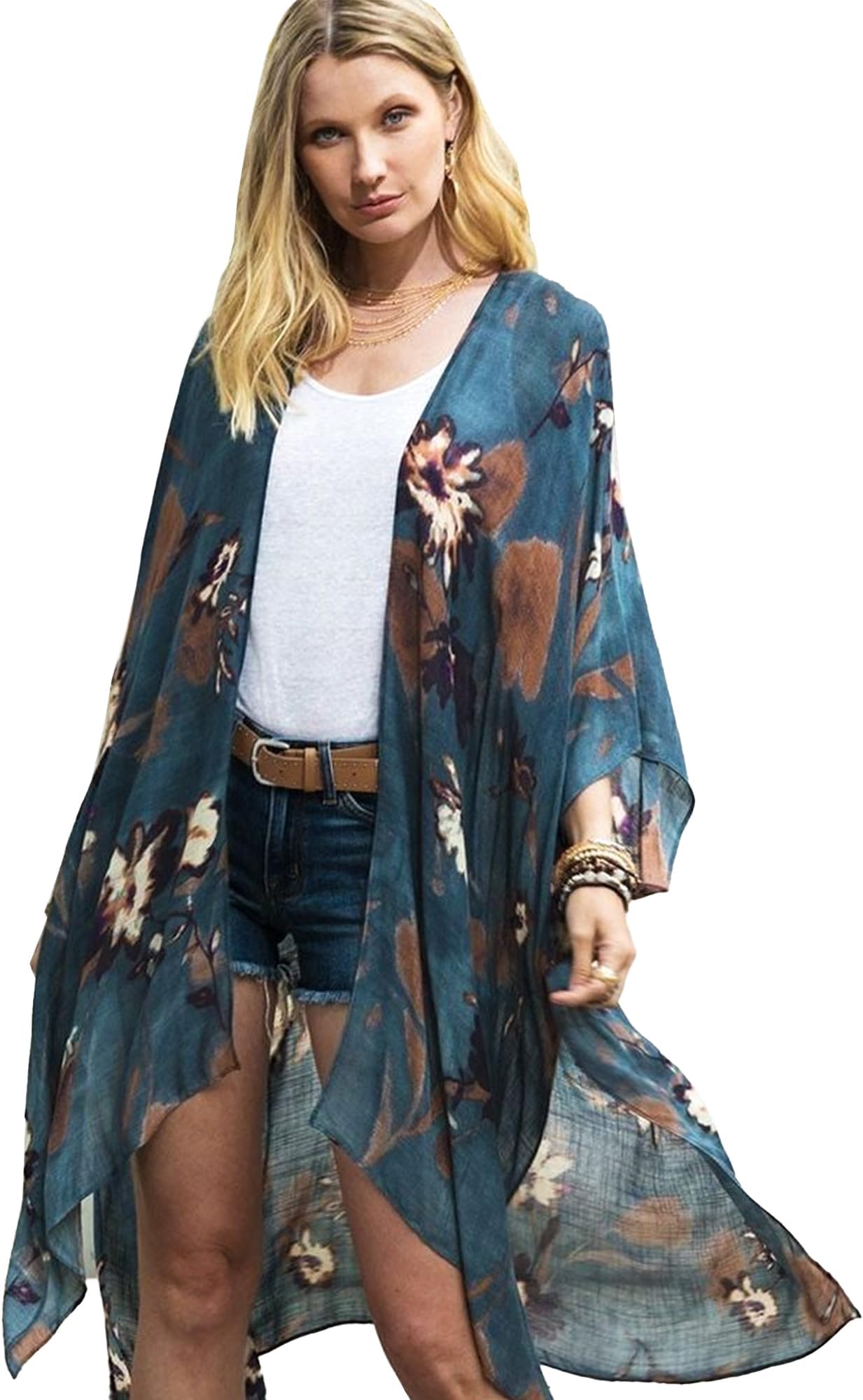 Women Summer Bikini Kimono Bathing Suit Cover Ups for Swimwear