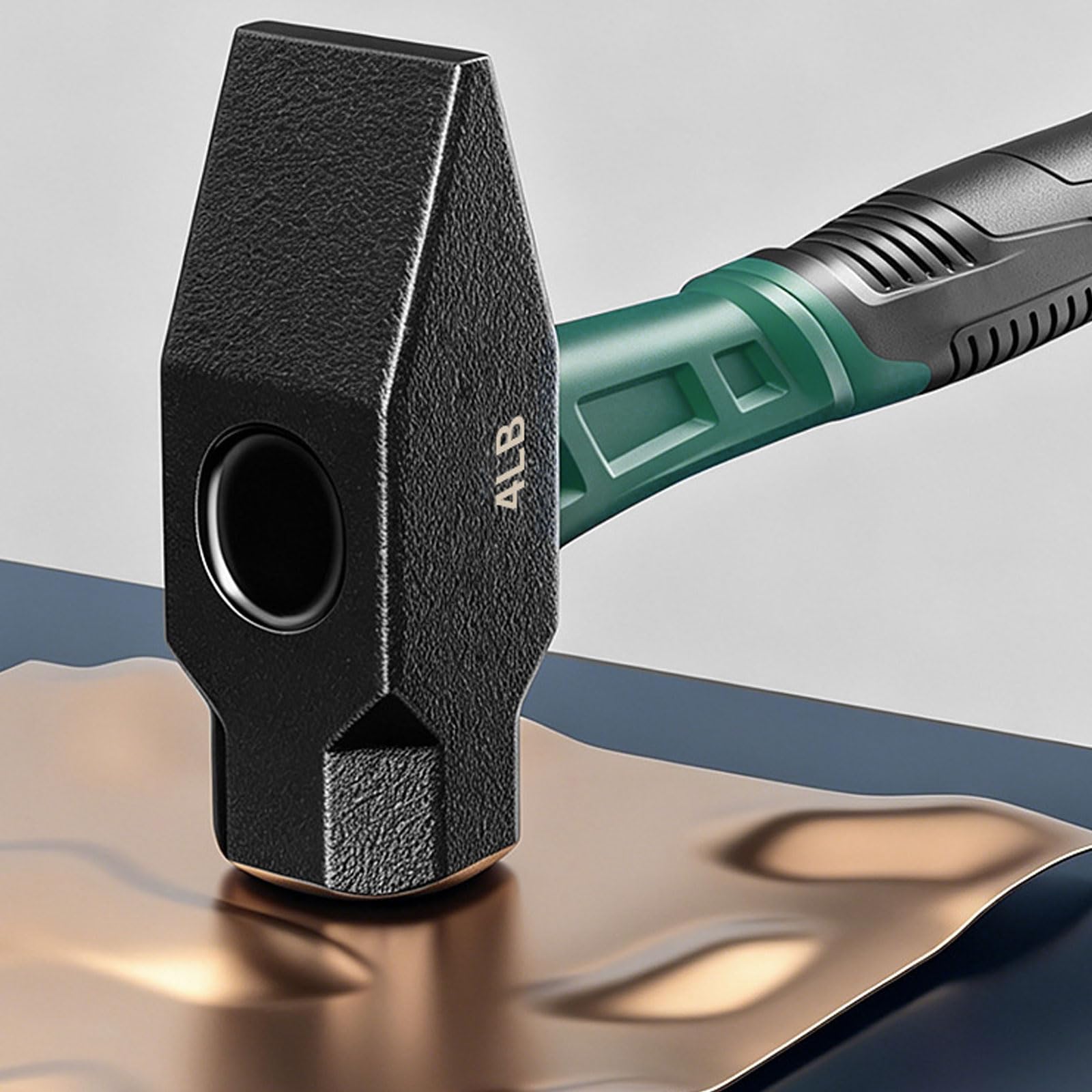 Martillo octogonal resistente con cabeza de acero de alta dureza y agarre ergonómico adecuado para trabajos de demolición y construcción