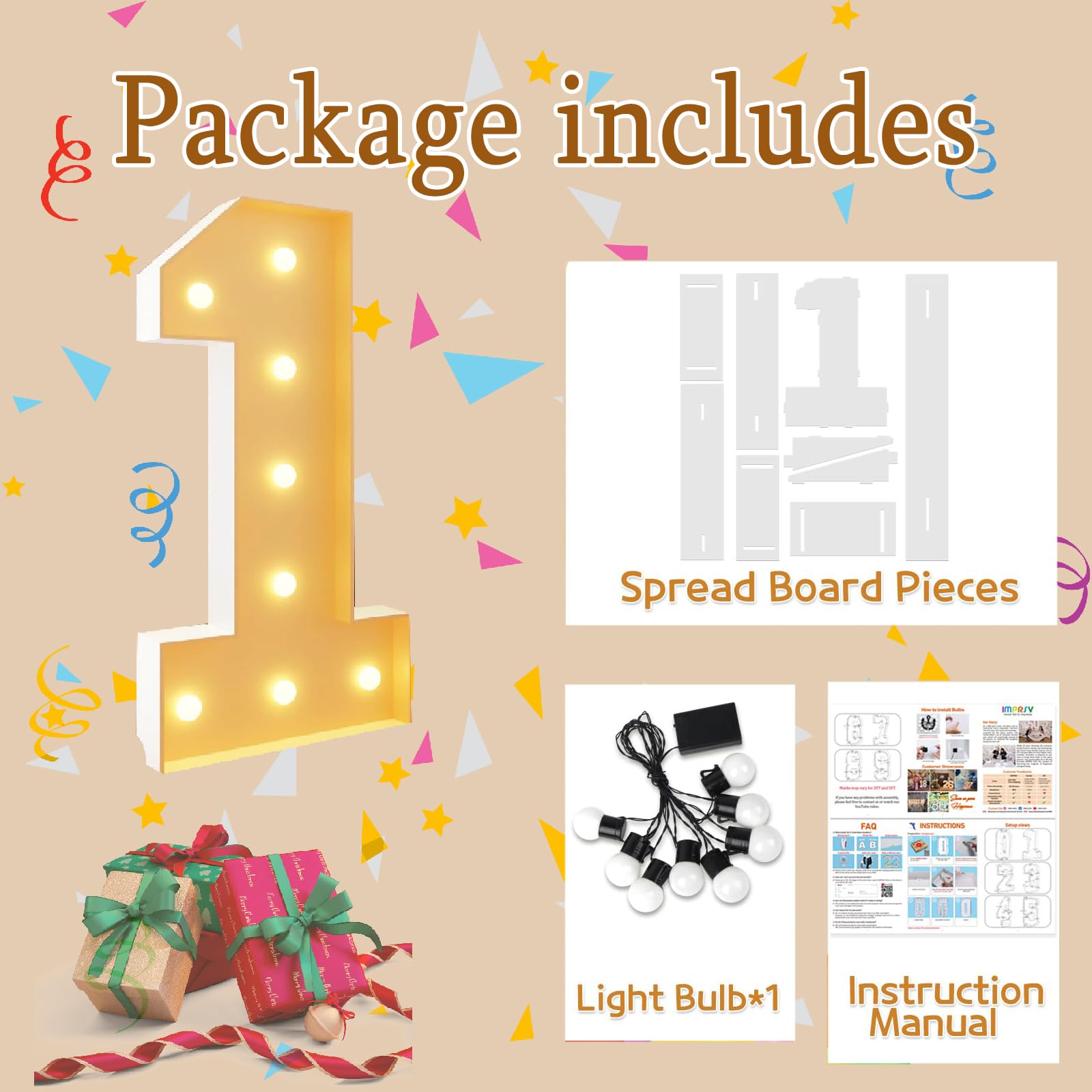 Lámpara de números de mosaico con purpurina, luces LED de marquesina, letras grandes iluminadas para niñas, regalo de baby shower, fiesta de cumpleaños, decoración de graduación
