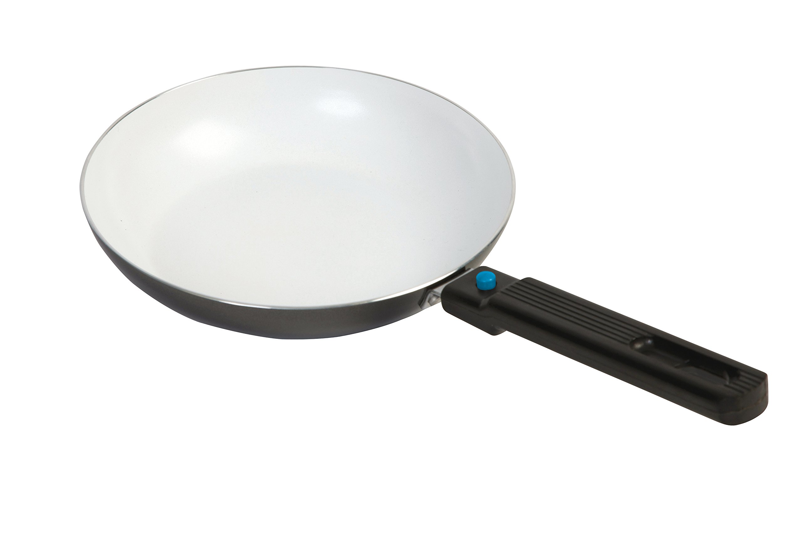 Bo-Camp - Frying pan - Sprint ECO - Removable handle, Black/White, Diamètre 24 cm