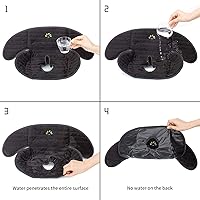 Vista 4 de Piddle Pad - Protector y protector de asiento de automóvil, almohadilla para orinal, forro impermeable para entrenamiento de orinal, 20 x 15