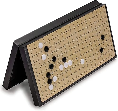 Juego de ajedrez magnético de 11.2 pulgadas con piedras de plástico convexas y pizarra