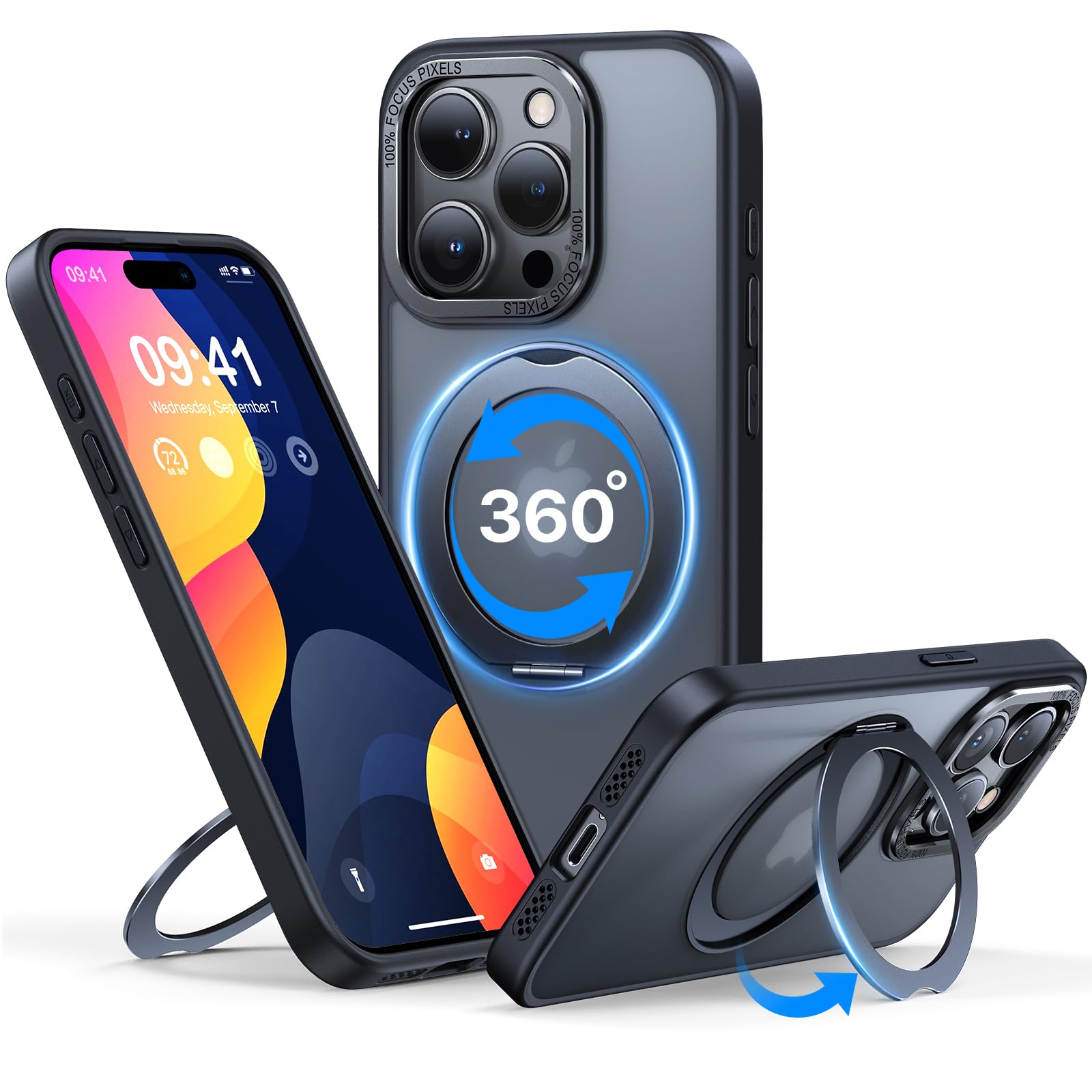Coque iPhone 15 Pro Max idéale pour appels vidéo mains libres en voyage