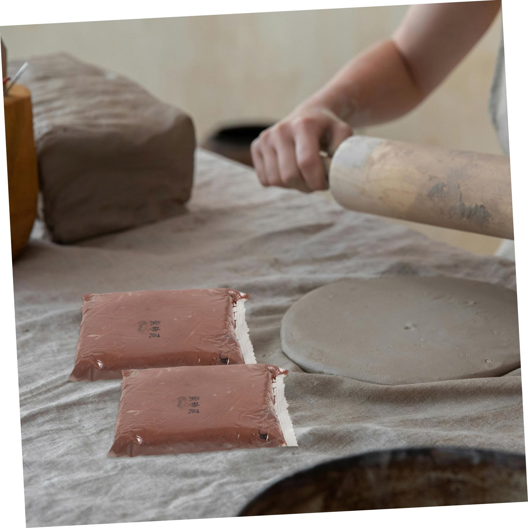4 Sacchetti Di Kit Di Argilla Fai Da Te Argilla Modellabile Per Ceramica Artigianale Asciugante Aria