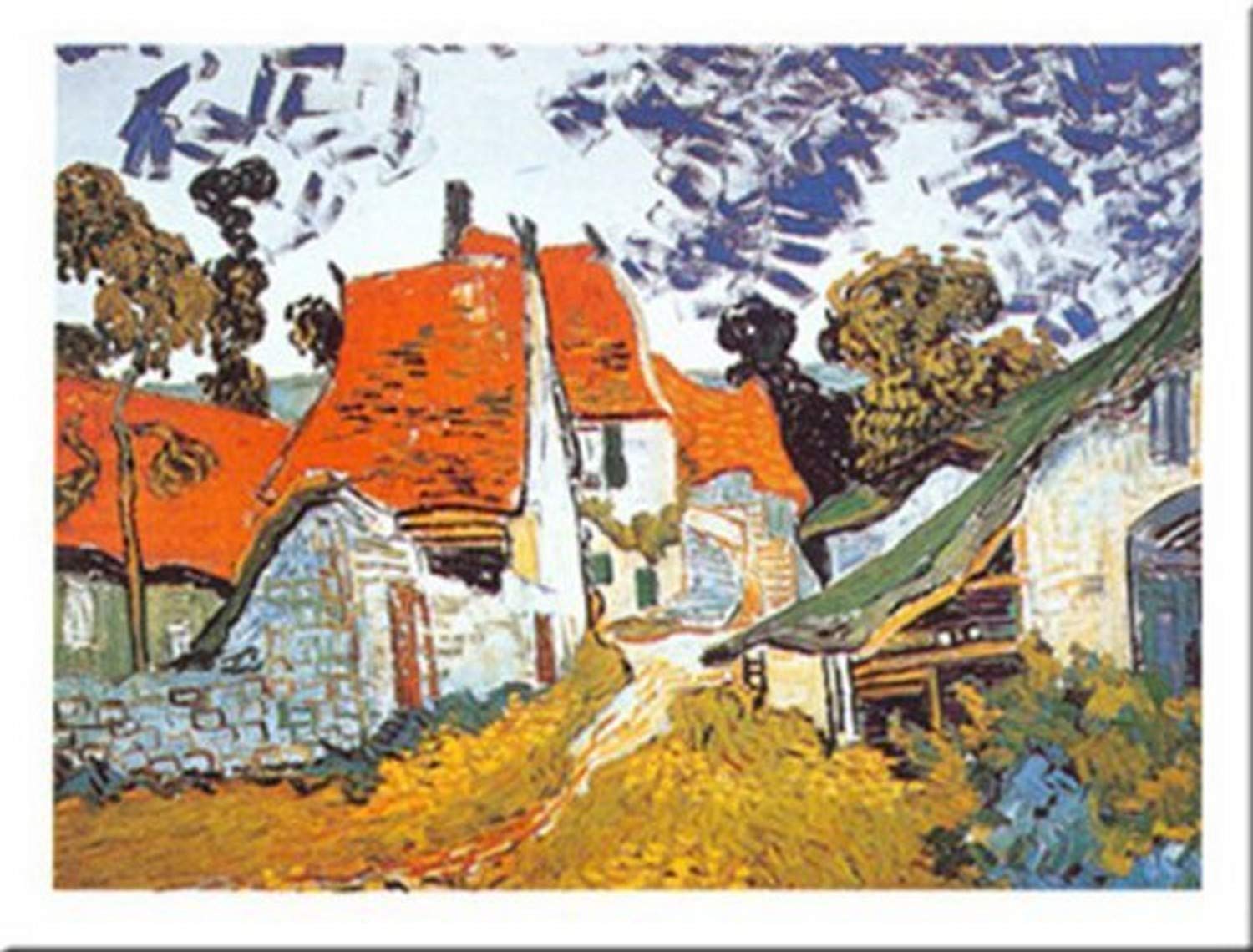 Amazon.com: Case Ad Auvers by Vincent Van Gogh 24 X 31 Art Print