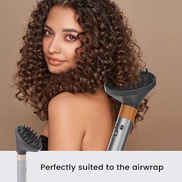 HYTUSRIE Upgraded Diffuser for Dyson Airwrap, Nozzle for All Models of Dyson Curling Iron, Diffuser Nozzle Attachment