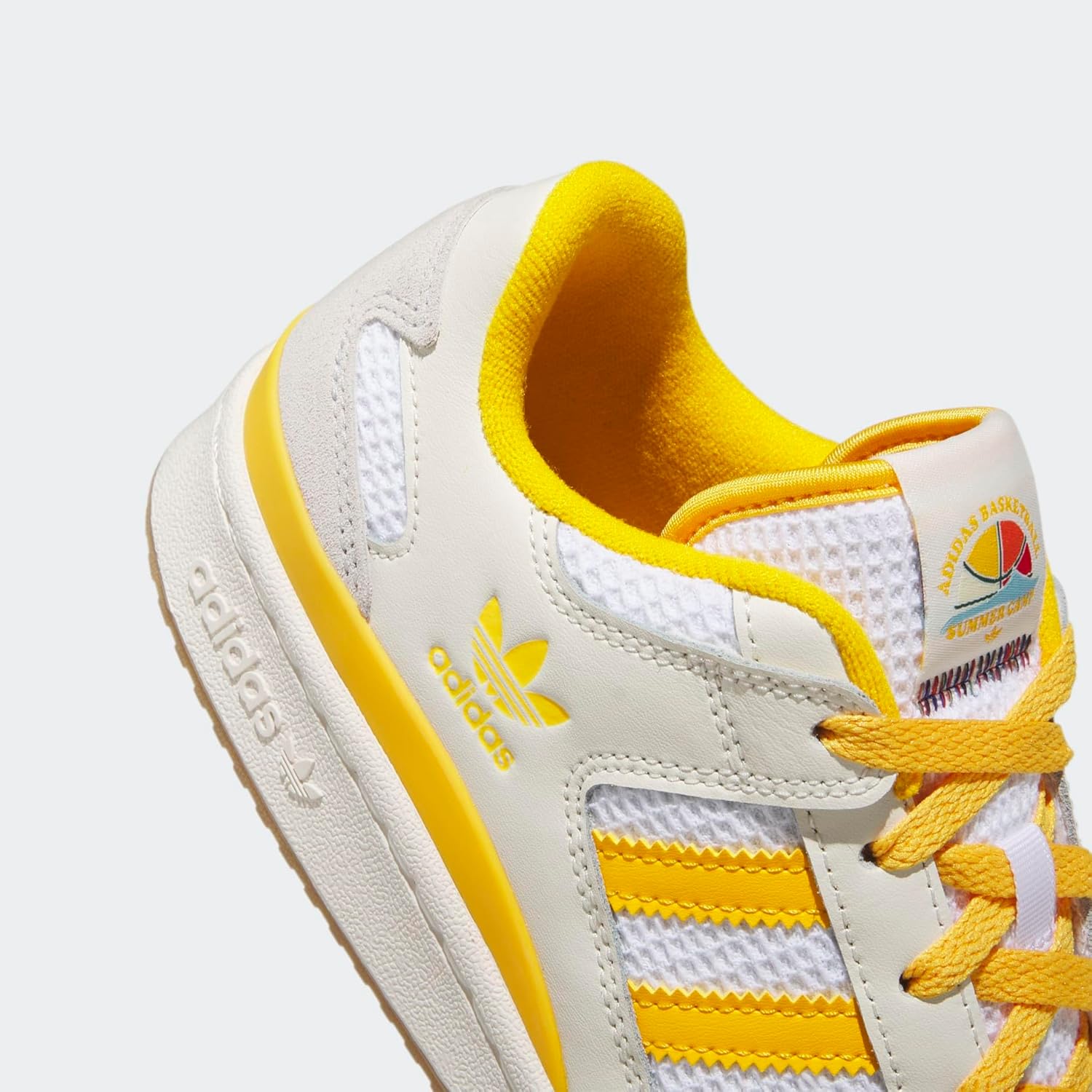 adidas Originals Women's Forum Low Shoes, Cream White/Crew Yellow/Cloud White, US 10 W - Image 4