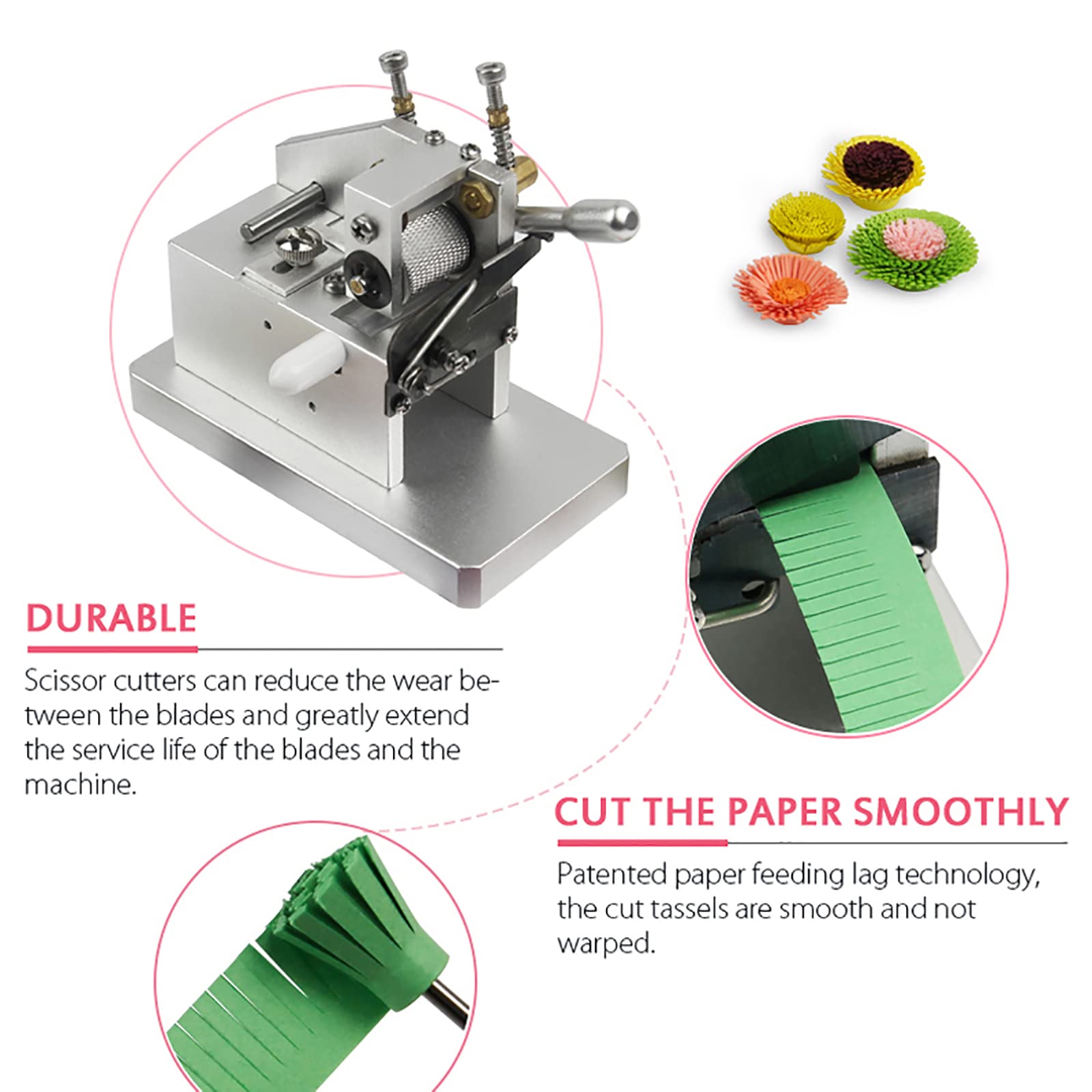 Machine À Quilter Le Papier Fait Main Bricolage, Machine À Pompon d'art en Papier, Largeur Et Profondeur De Pompon Réglables, Adaptée À La Fabrication D'artisanat De Bricolage Unique