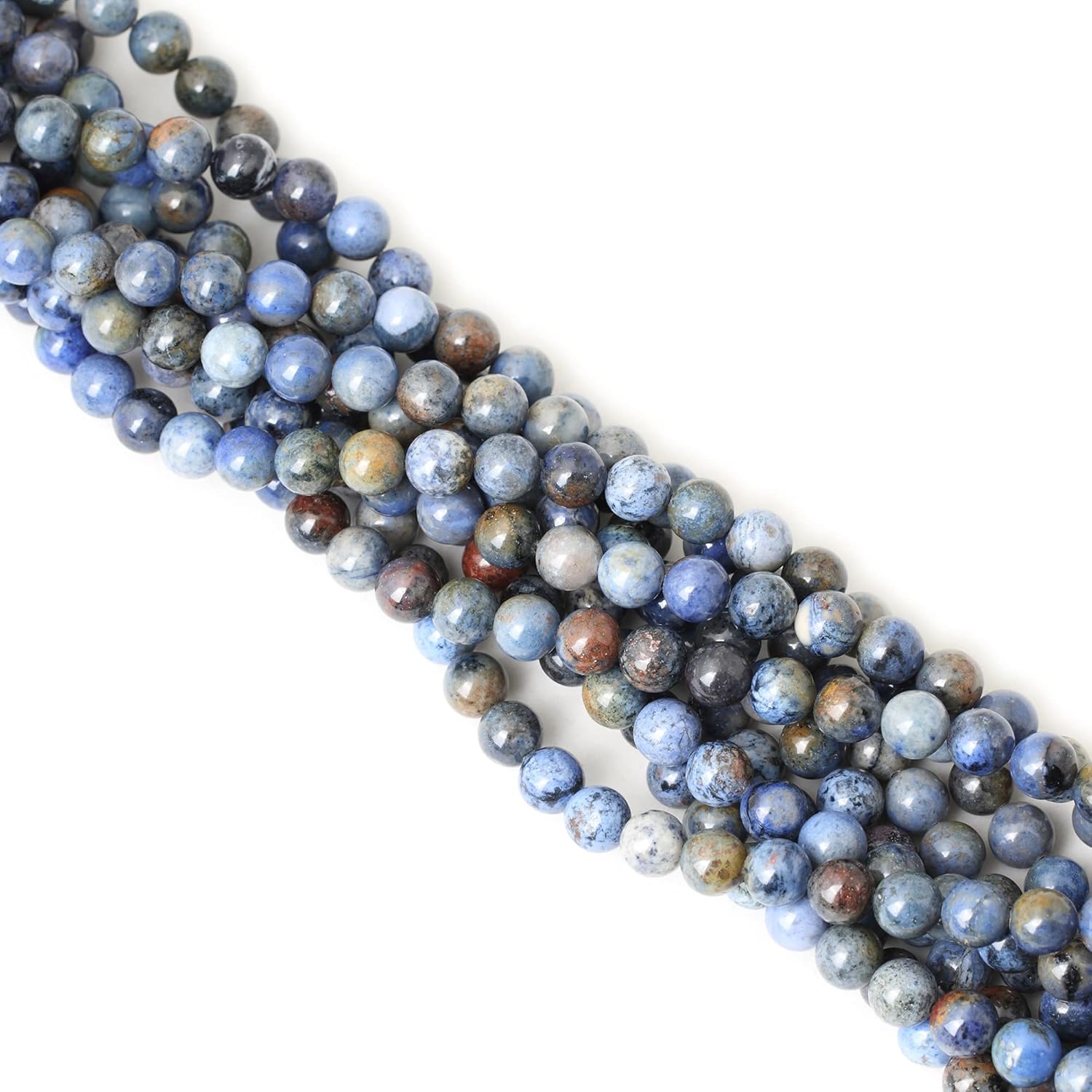 45PCS 8mm Natural Sunset dumortierite Gemstone Beads Round Loose Beads for Jewelry Making 1 Strand 15" - Image 4