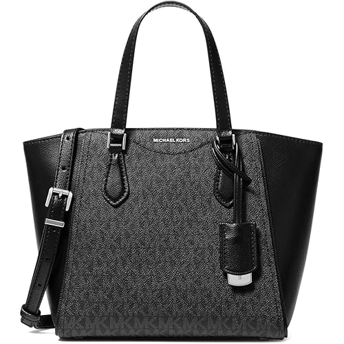 Michael Kors Taryn Small Convertible Top Zip Tote Crossbody, Black