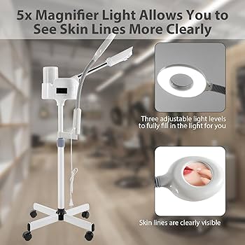 Amazon.com: Professional Facial Steamer 2 in1 Steamer for