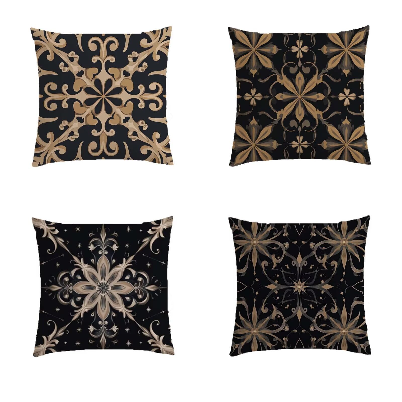 Housse coussin extérieur bohème pour canapé et banc de terrasse moderne