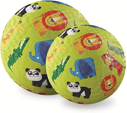 Miniatura 19 de Crocodile Creek Pelota de Patio de Juegos – Pelota de goma duradera para niños a partir de 3 años – Pelota inflable con rebote para kickball