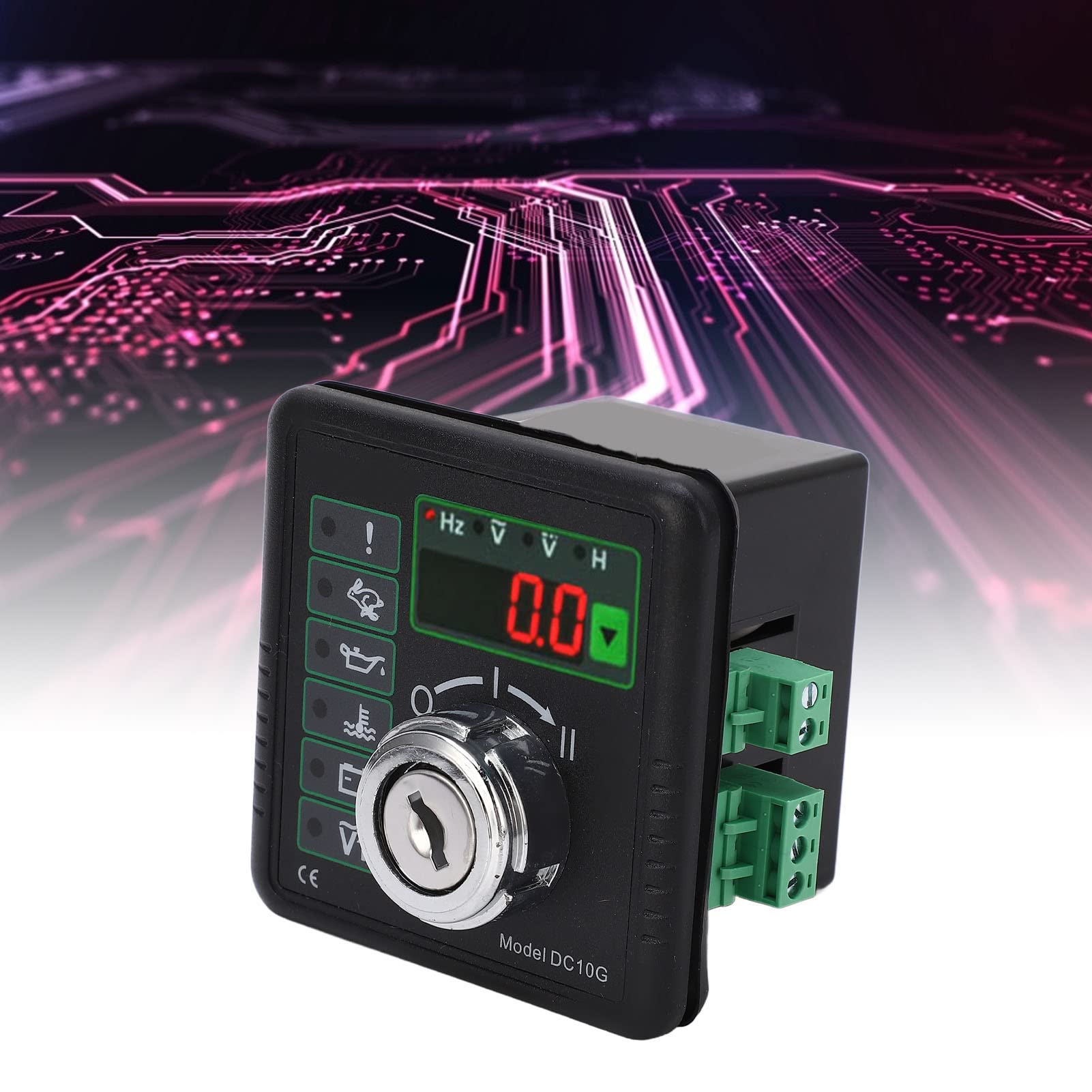 Controlador de Arranque Manual del Motor Controlador de Arranque Manual del Motor, Controlador de Generador Diésel, Panel Controlador de Generador con Llaves, Módulo de Control
