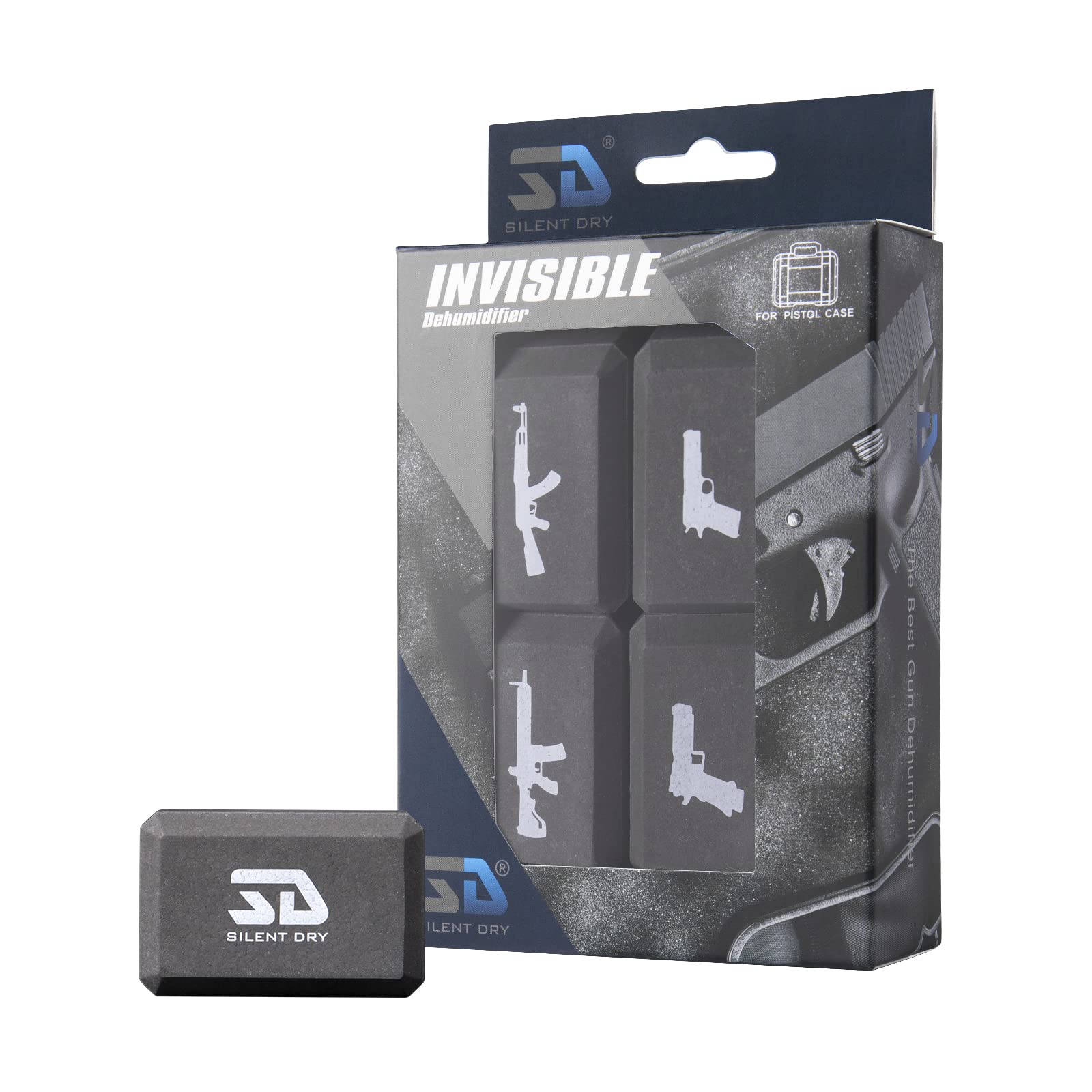 SD SILENT DRY Invisible Stone Dehumidifier 4-Pack