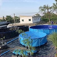 Vista 4 de zklaseot Piscina sobre el suelo para estanque de peces con acero inoxidable, piscina para piscina de cultivo de peces, 12 tamaños