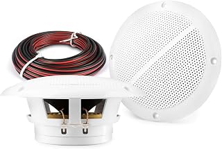 Skytec 2x 5" Passive White Water Resistant Speakers 160W