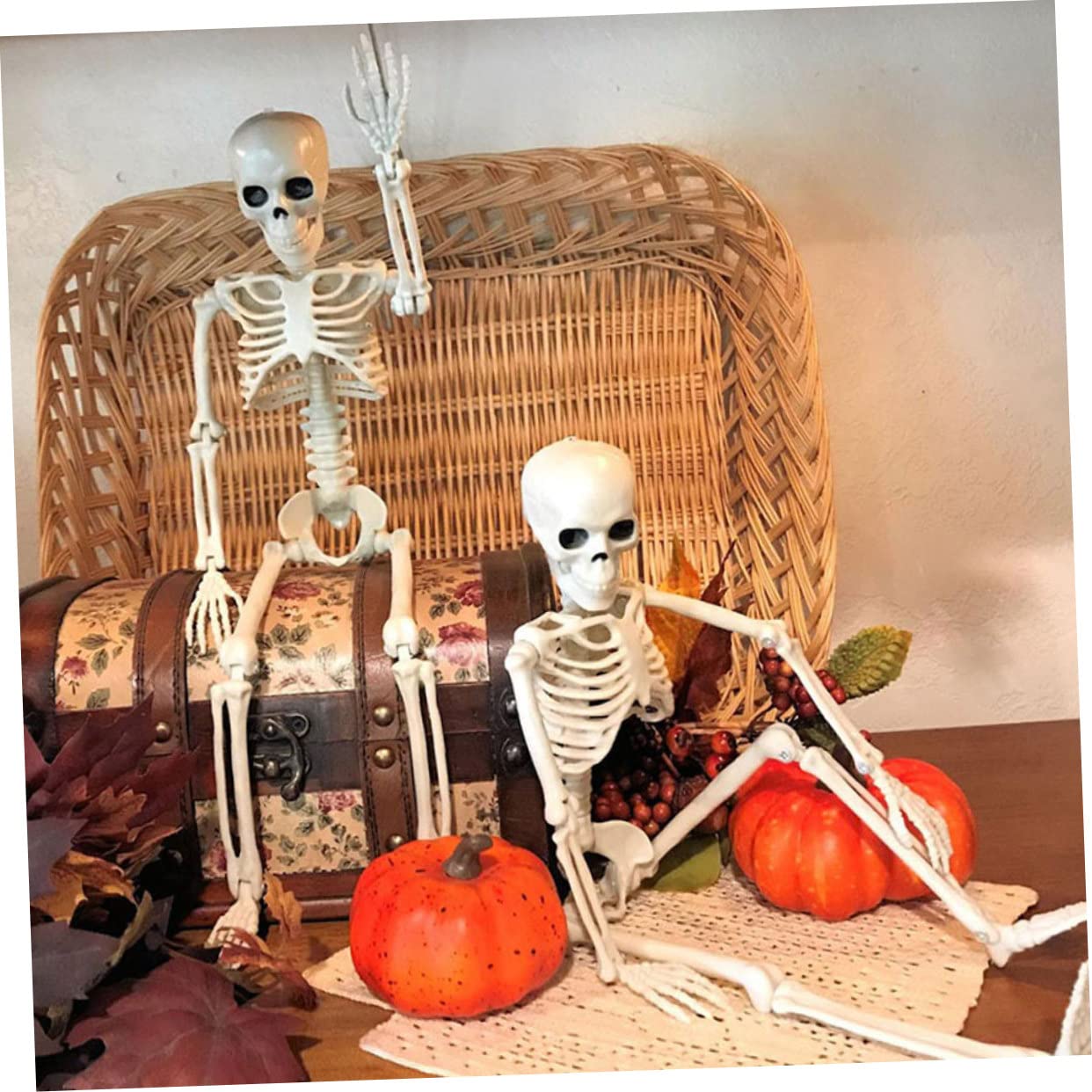 Alasum 5pezzi Scheletro Decorativo Mobile Per Halloween Scheletro Realistico Per e Decorazioni Per e