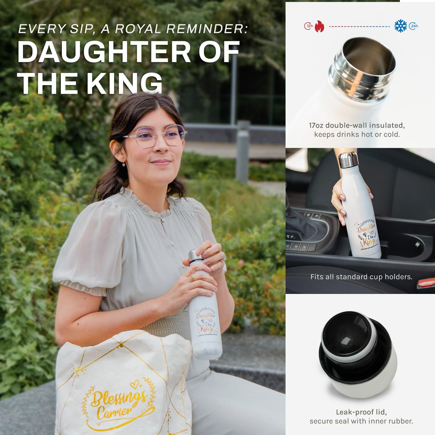 Daughter of the King Gift Set for Women | 8-Piece Christian Encouragement & Faith Keepsake Collection - Image 6