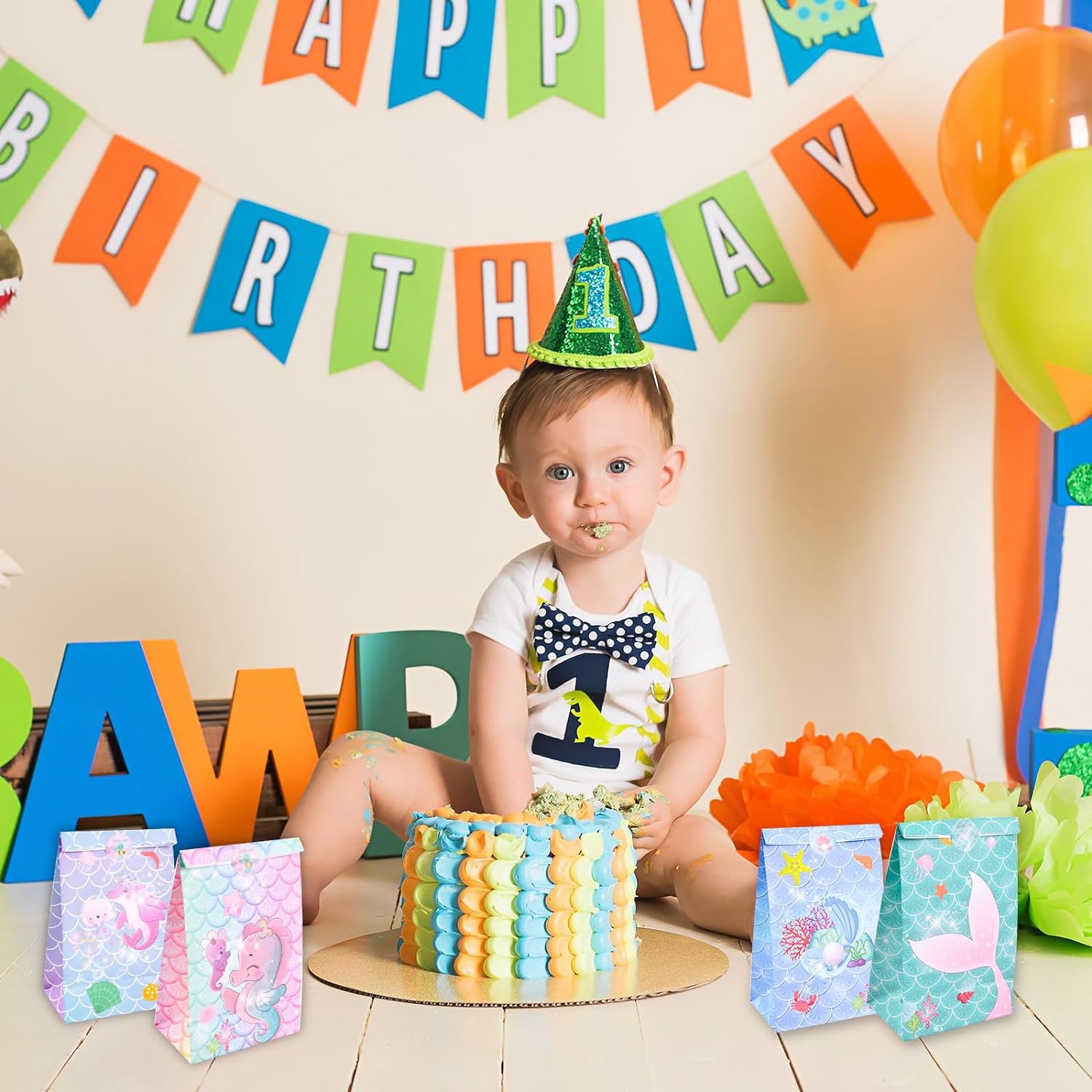 Bomboniere Compleanno Bambini | 12 Braccialetti + 12 Portachiavi | Theme Animato