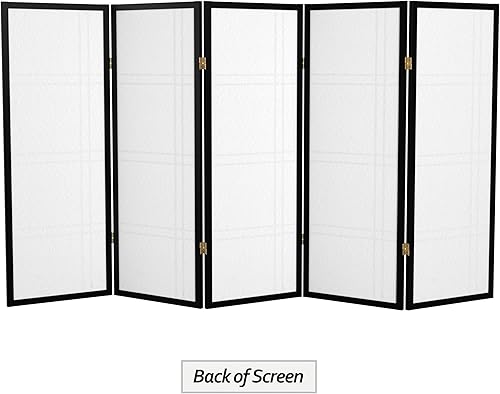 Miniatura 86 de Pantalla Shoji corta de doble cruz de 4 pies - Natural - 3 paneles Natural,Negro -,Honey,Rosewood,Nuez,Blanco,https://www.amazon.com/dp/undefined