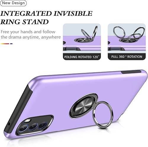 Miniatura 4 de AKINIK Funda para Moto G Stylus 2022 4G, con 2 protectores de pantalla HD, grado militar, doble a prueba de golpes, funda invisible con función